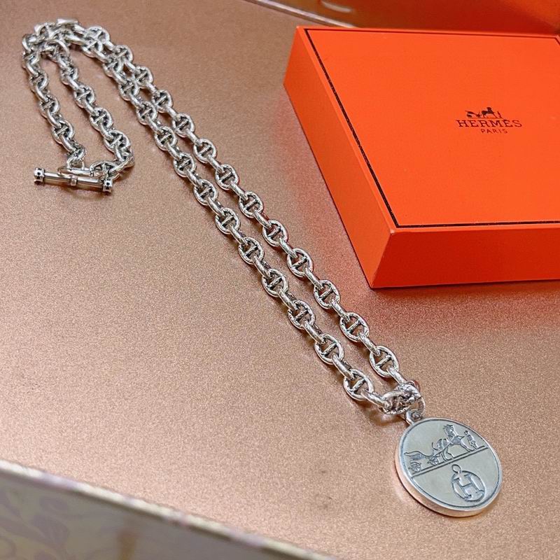 Hermes Necklace 04lyr50 (5)