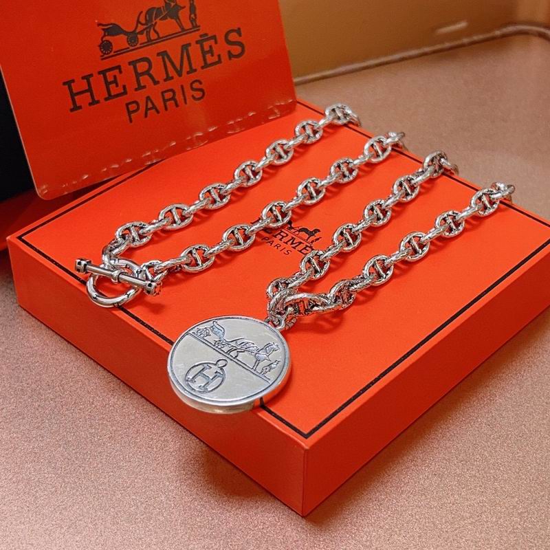 Hermes Necklace 04lyr50 (6)