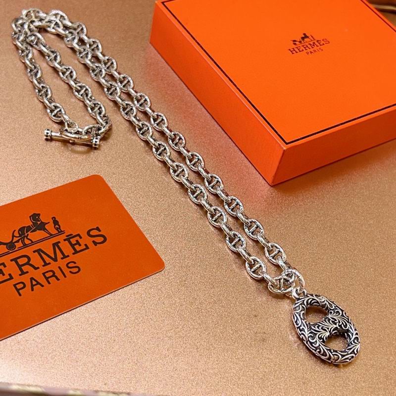 Hermes Necklace 04lyr51 (4)