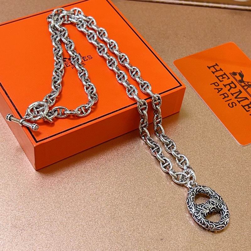 Hermes Necklace 04lyr51 (7)