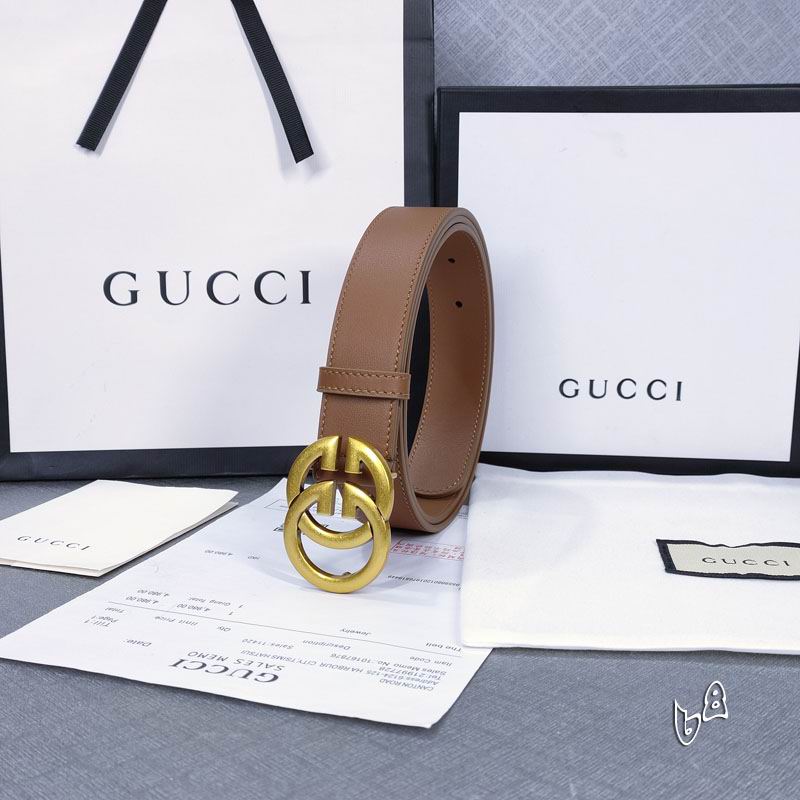 Gucci belt 30mmX90-125cm lb (2)