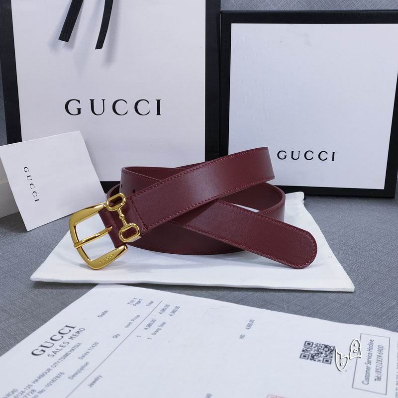 Gucci belt 30mmX90-125cm lb (31)