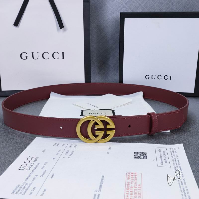 Gucci belt 30mmX90-125cm lb (4)