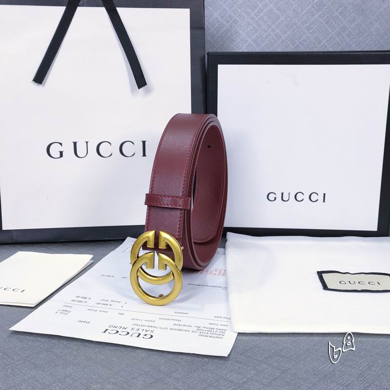 Gucci belt 30mmX90-125cm lb (5)