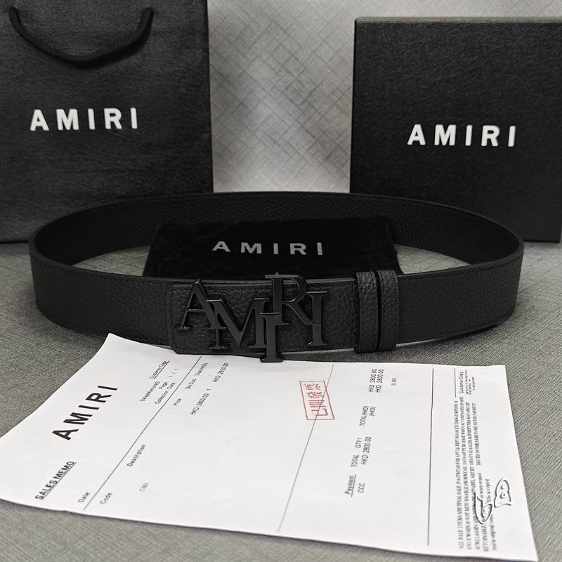 Amiri belt 38mmX90-125cm lb (13)