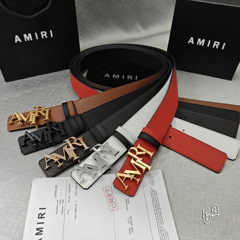 Amiri belt 38mmX90-125cm lb (17)