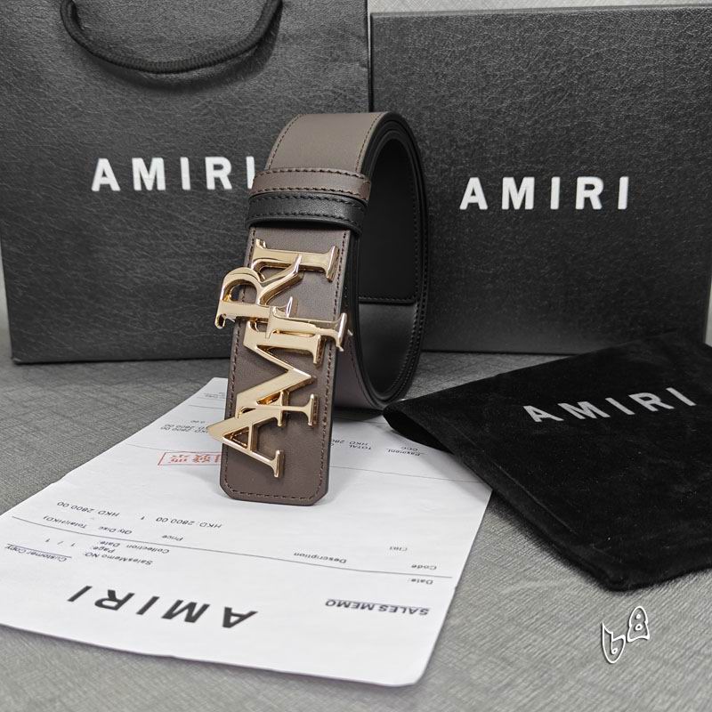 Amiri belt 38mmX90-125cm lb (19)