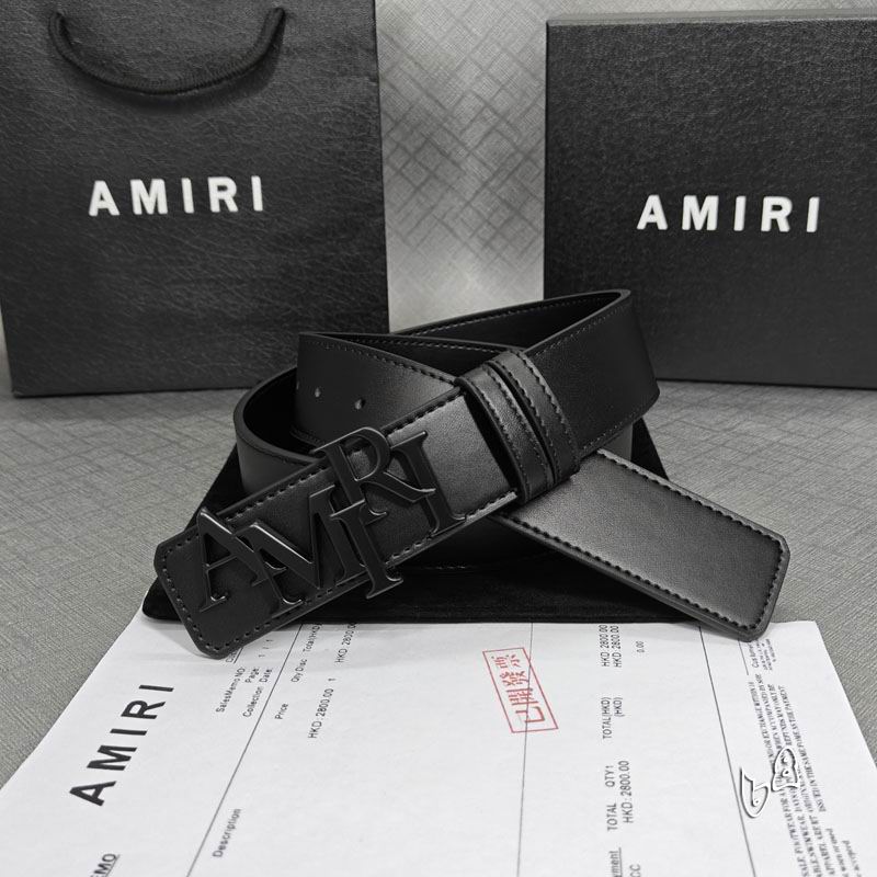 Amiri belt 38mmX90-125cm lb (23)