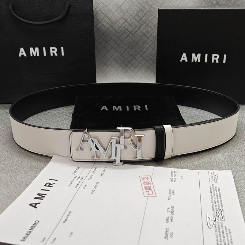 Amiri belt 38mmX90-125cm lb (24)