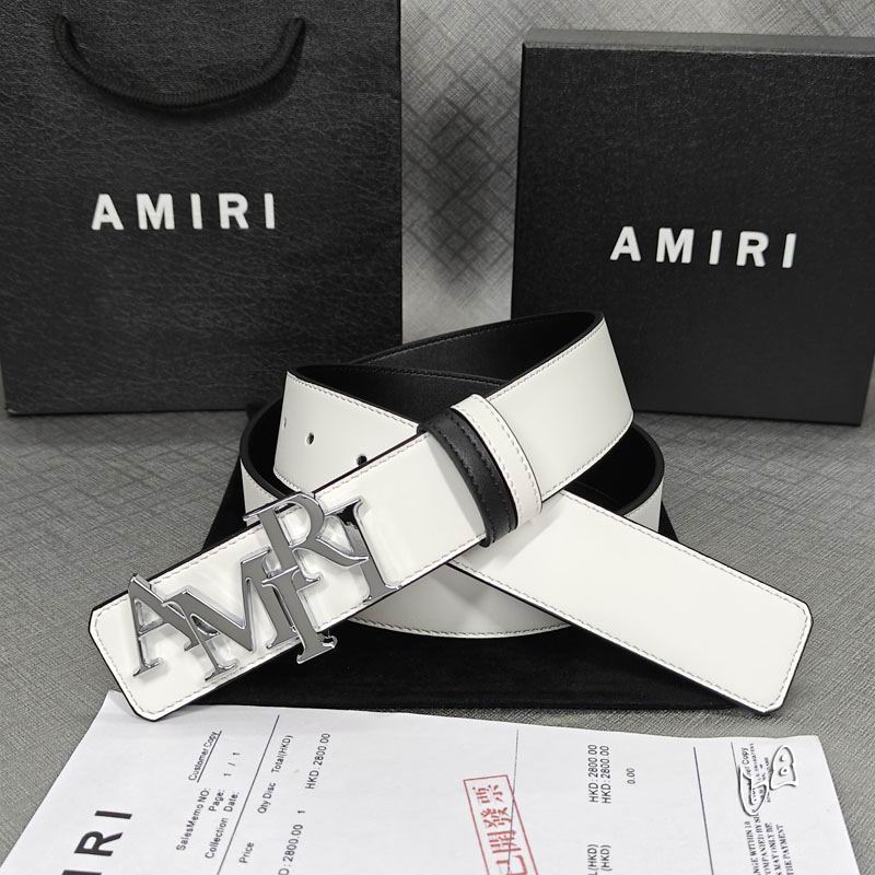 Amiri belt 38mmX90-125cm lb (26)