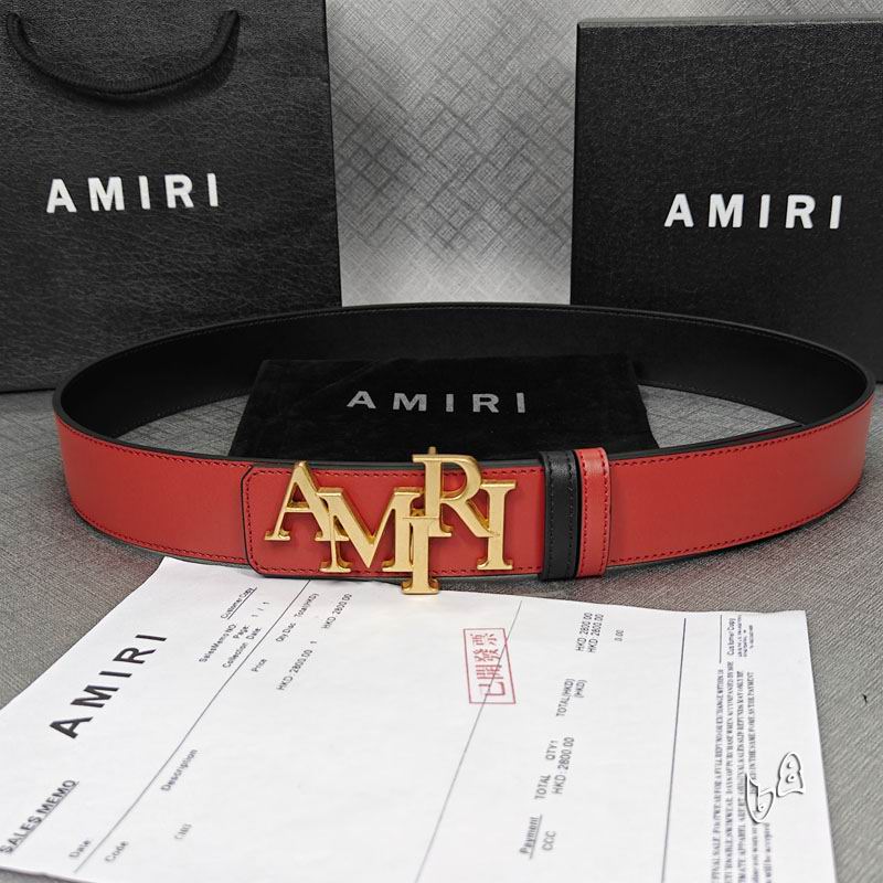 Amiri belt 38mmX90-125cm lb (27)