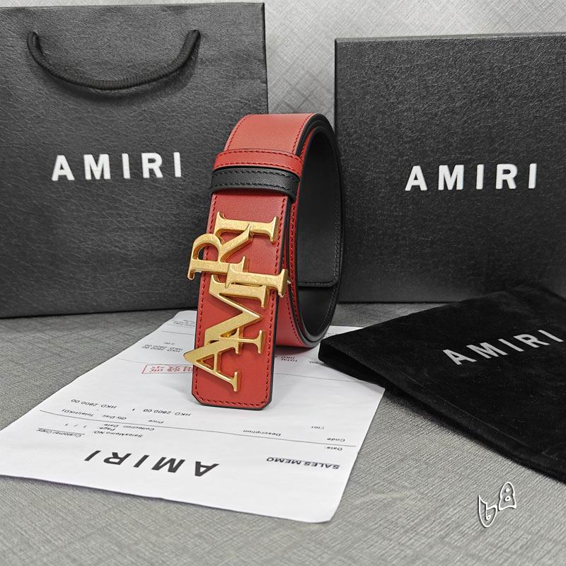 Amiri belt 38mmX90-125cm lb (28)