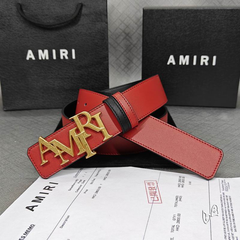 Amiri belt 38mmX90-125cm lb (29)