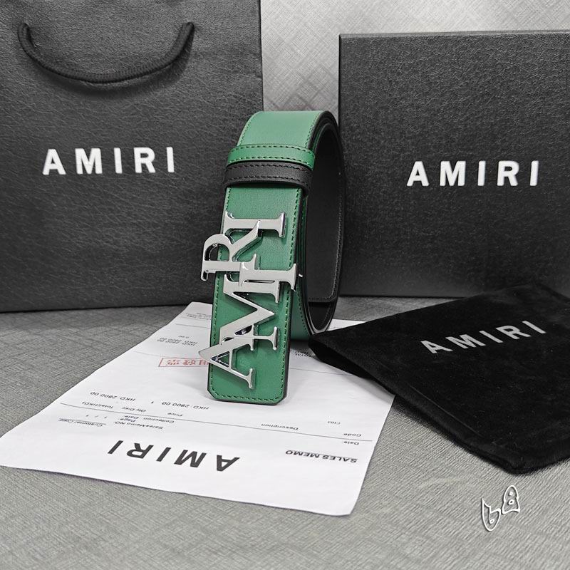 Amiri belt 38mmX90-125cm lb (31)