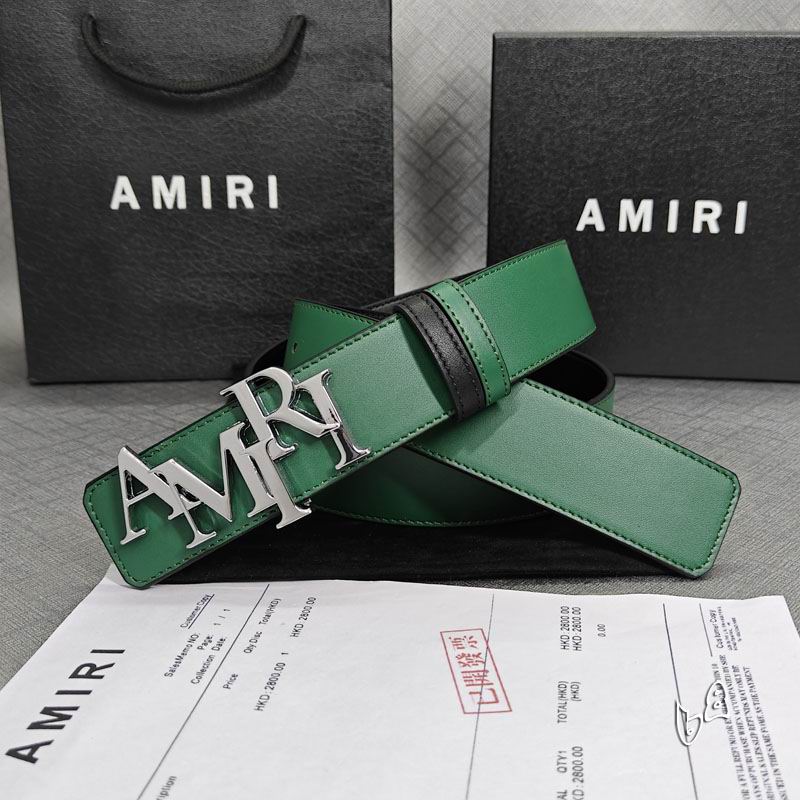 Amiri belt 38mmX90-125cm lb (32)
