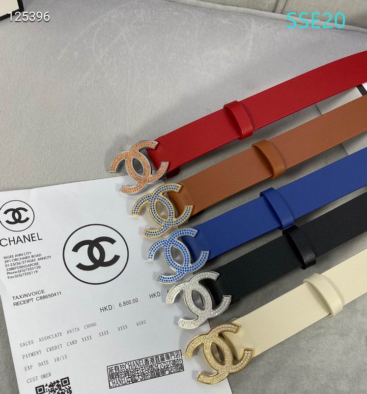Chanel belt 30mmX95-125cm XH (36)