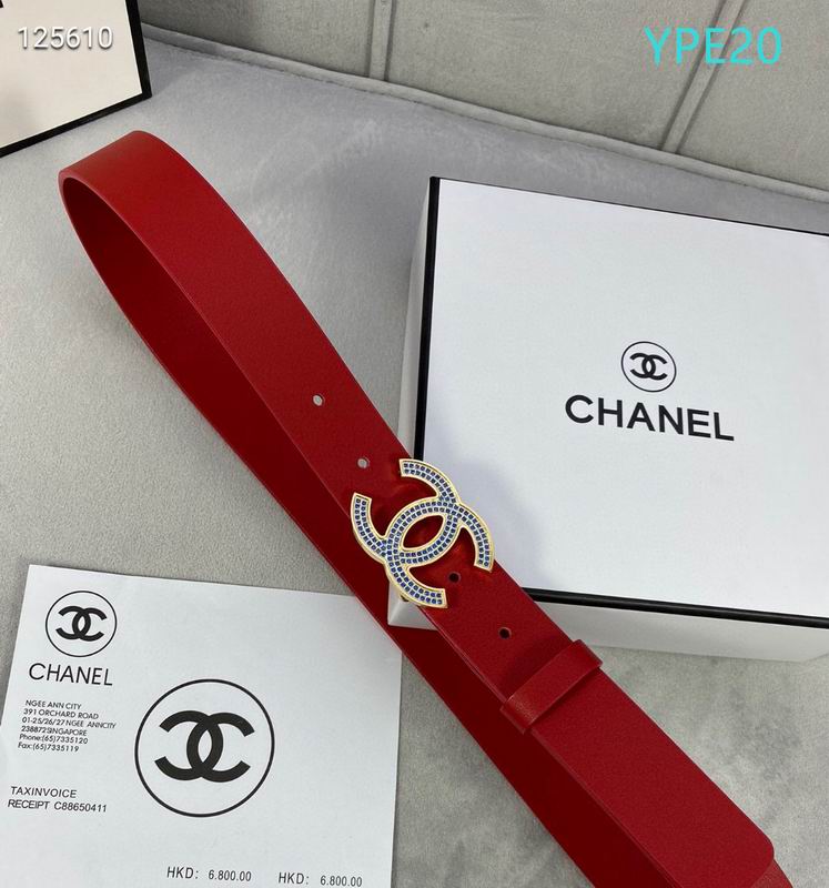 Chanel belt 30mmX95-125cm XH (52)