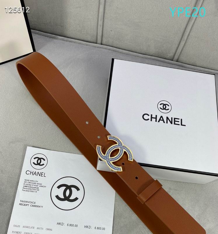 Chanel belt 30mmX95-125cm XH (64)