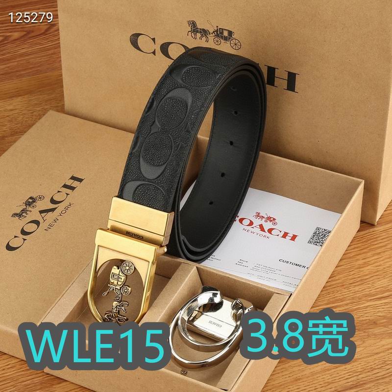 Coach belt 38mmX95-125cm XH (106)