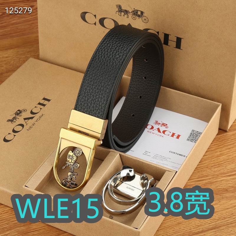 Coach belt 38mmX95-125cm XH (107)