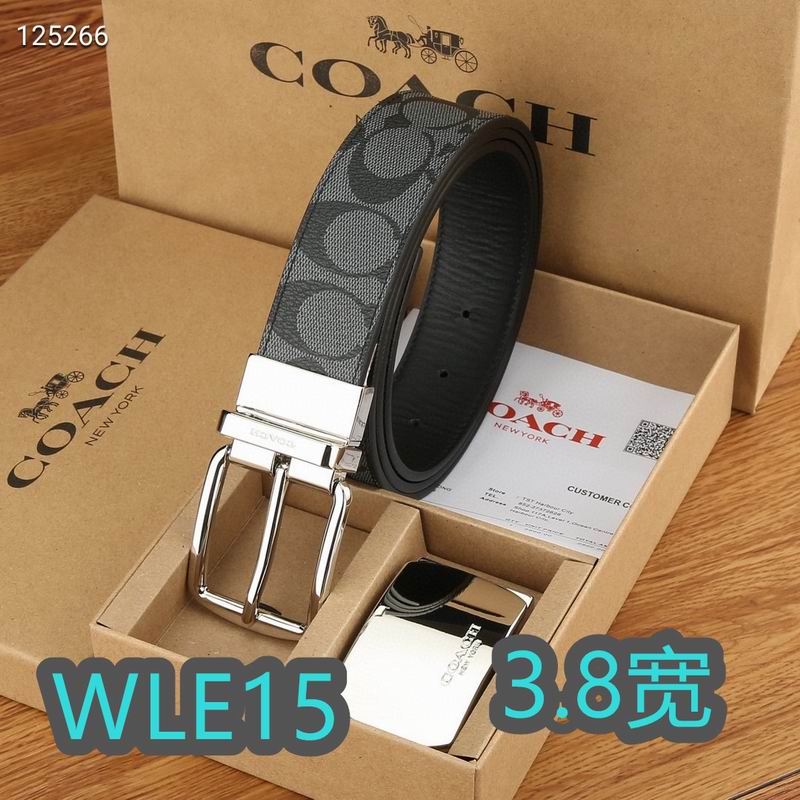 Coach belt 38mmX95-125cm XH (12)