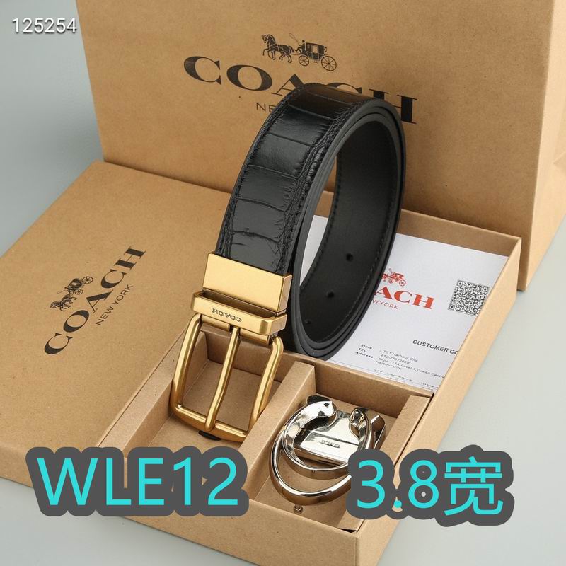 Coach belt 38mmX95-125cm XH (13)