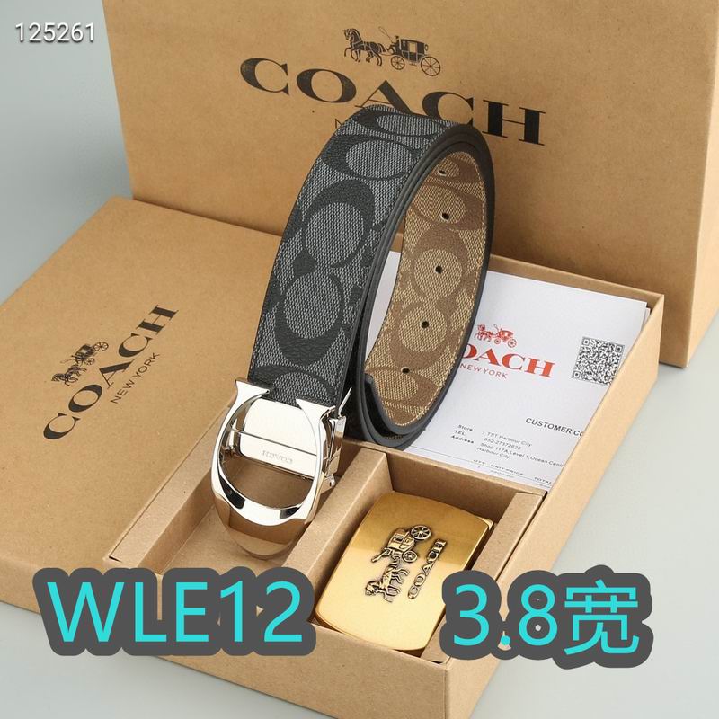 Coach belt 38mmX95-125cm XH (68)