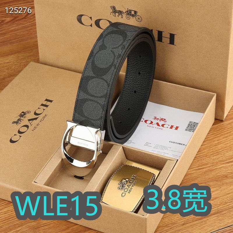 Coach belt 38mmX95-125cm XH (90)