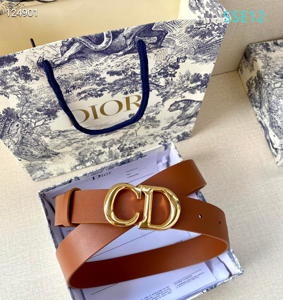 Dior belt 30mmX95-115cm XH (8)