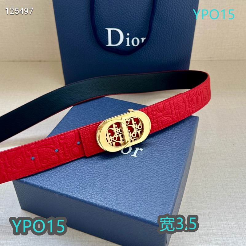 Dior belt 35mmX95-125cm XH (70)