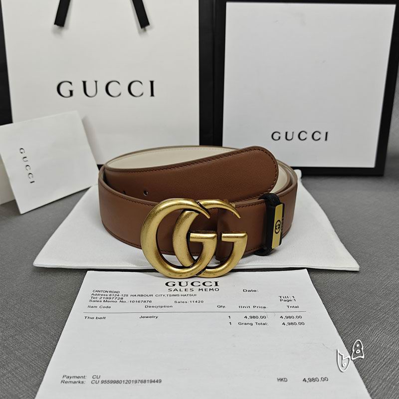 Gucci Belt 38mmX90-125cm lb (26)