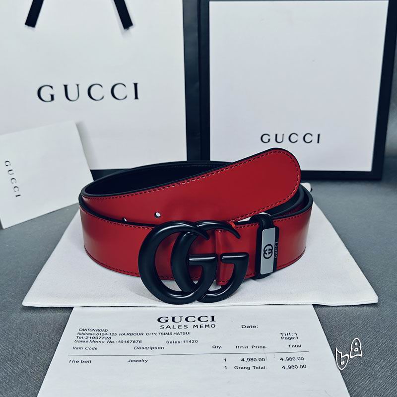 Gucci Belt 38mmX90-125cm lb (9)
