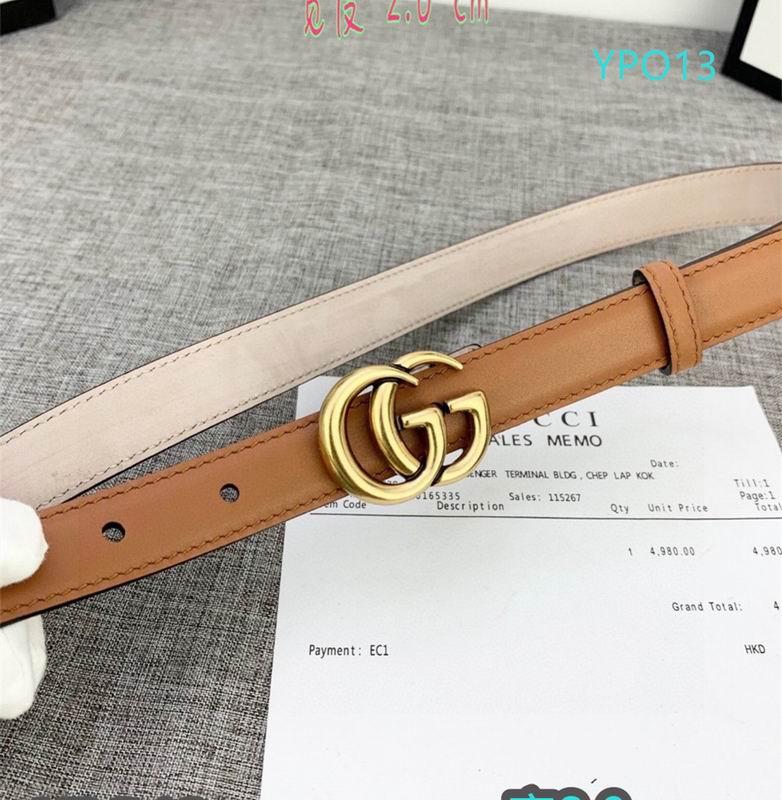Gucci belt 20mmX90-125cm XH (22)