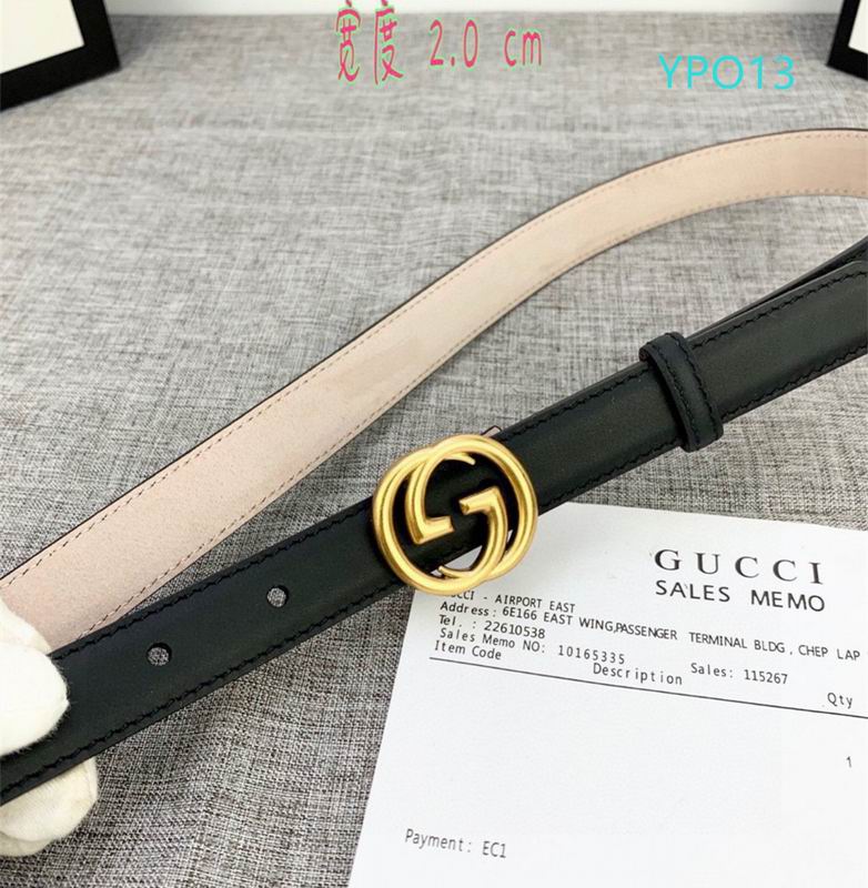 Gucci belt 20mmX90-125cm XH (8)