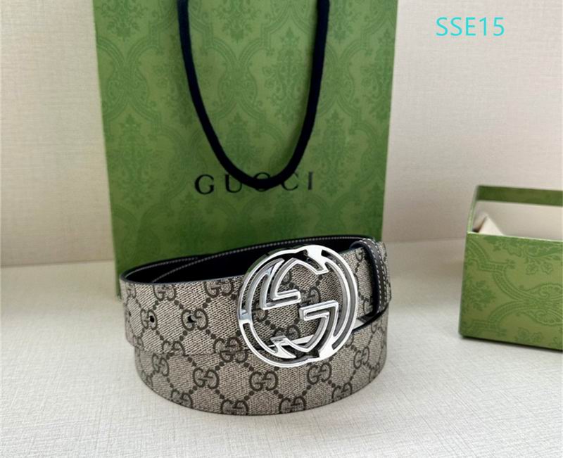 Gucci belt 38mmX95-125cm XH (30)