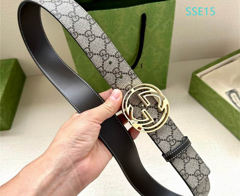 Gucci belt 38mmX95-125cm XH (33)