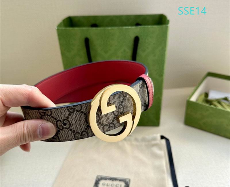 Gucci belt 38mmX95-125cm XH (38)