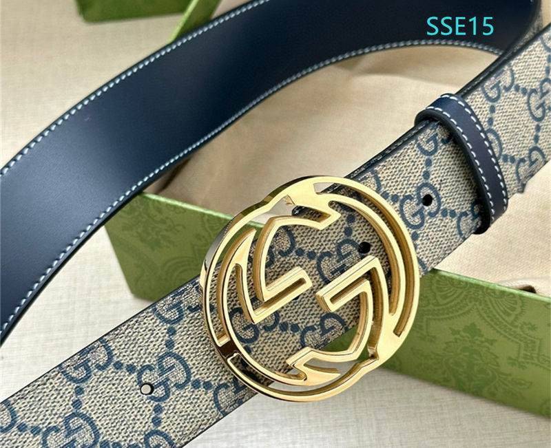 Gucci belt 38mmX95-125cm XH (38)