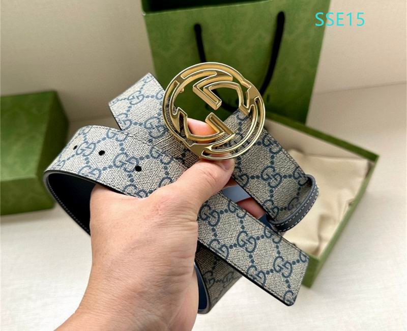 Gucci belt 38mmX95-125cm XH (39)