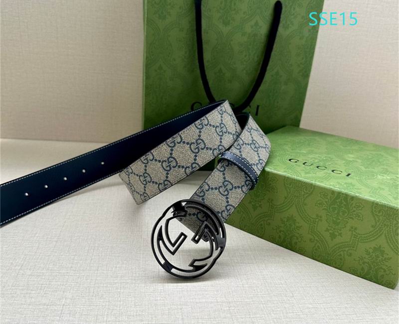 Gucci belt 38mmX95-125cm XH (40)