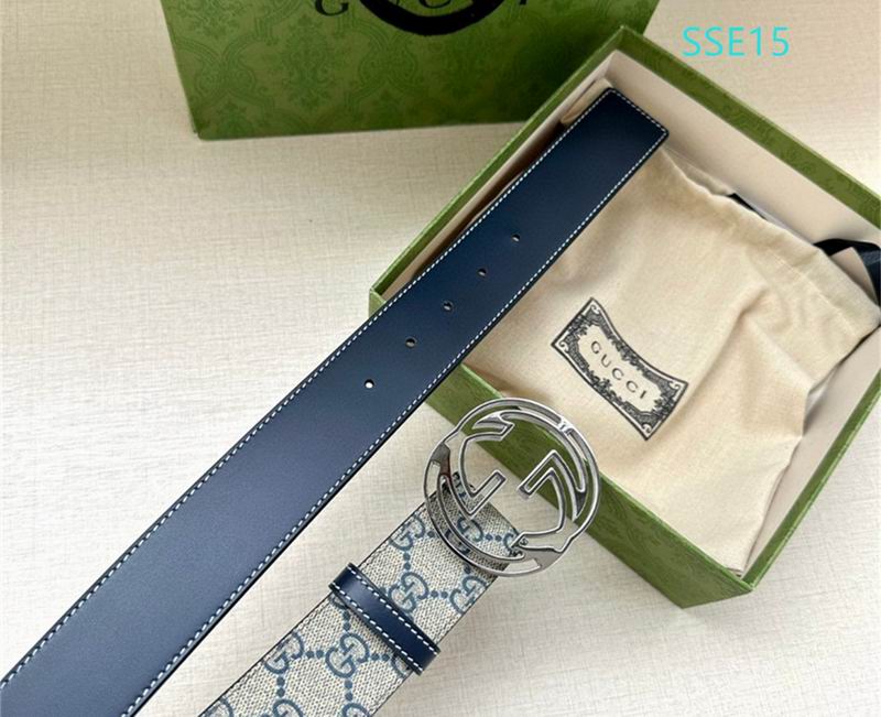 Gucci belt 38mmX95-125cm XH (44)