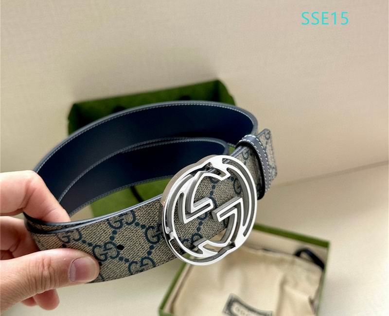 Gucci belt 38mmX95-125cm XH (45)