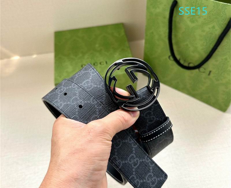 Gucci belt 38mmX95-125cm XH (47)
