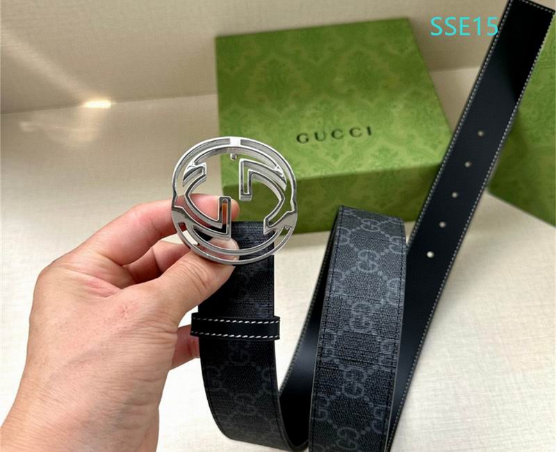 Gucci belt 38mmX95-125cm XH (49)