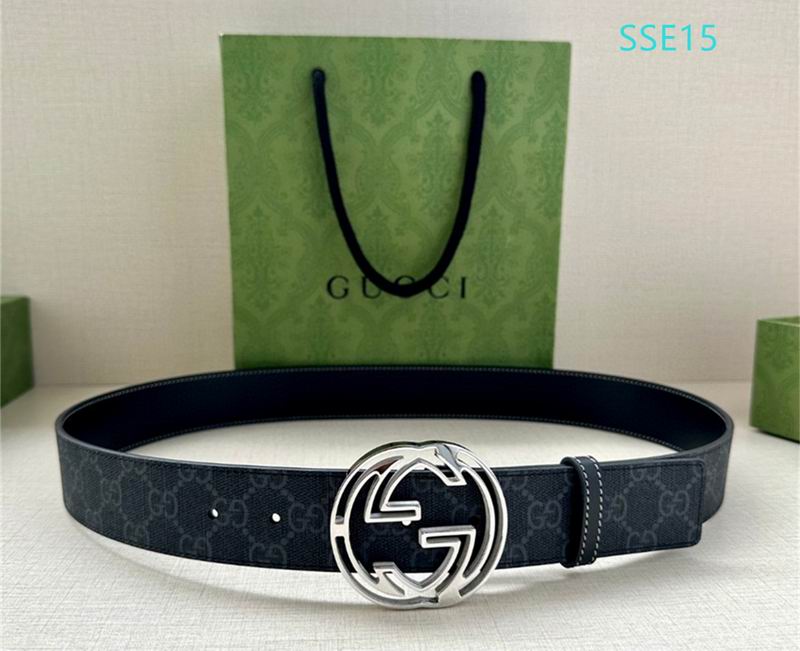 Gucci belt 38mmX95-125cm XH (50)