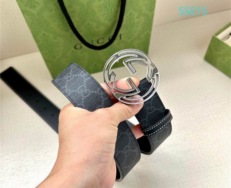 Gucci belt 38mmX95-125cm XH (51)
