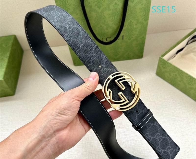 Gucci belt 38mmX95-125cm XH (53)