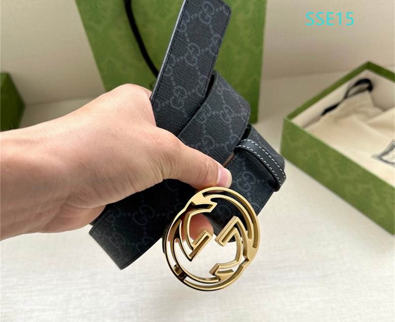 Gucci belt 38mmX95-125cm XH (54)