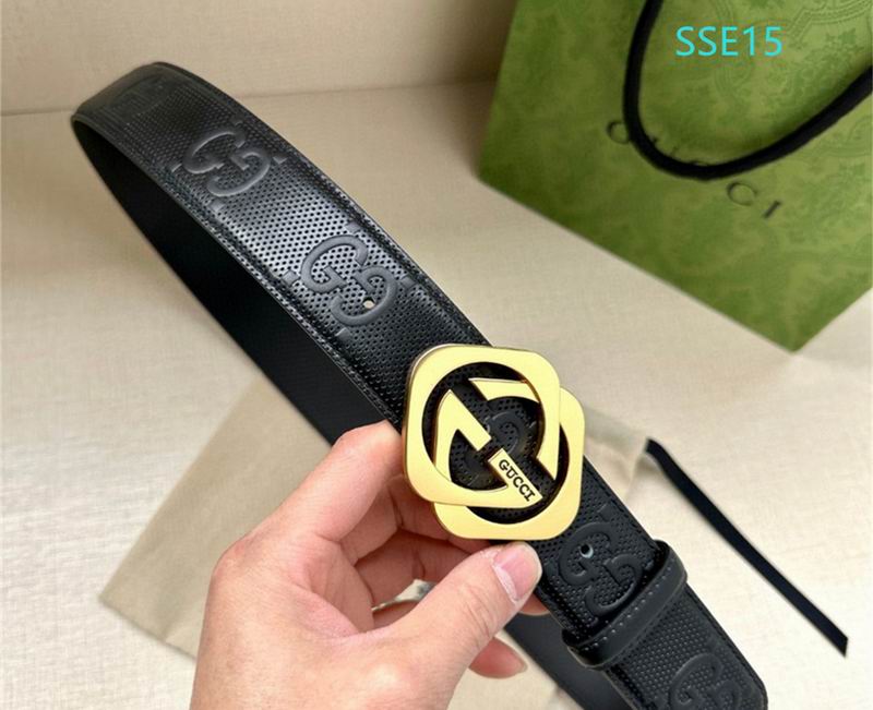 Gucci belt 40mmX95-125cm XH (105)