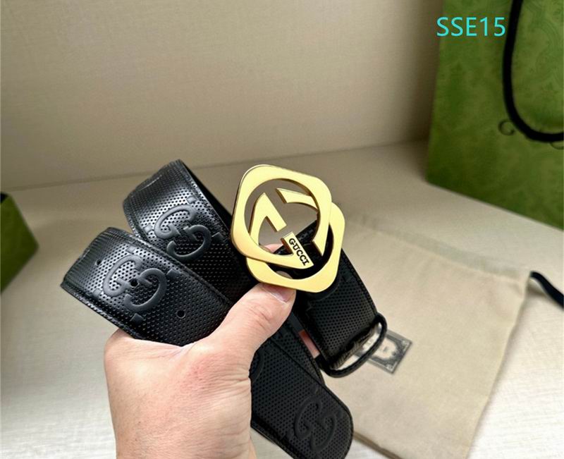 Gucci belt 40mmX95-125cm XH (107)